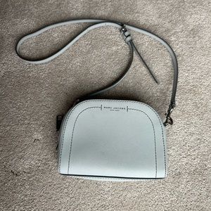 Light gray Marc Jacobs leather crossbody bag